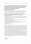 Research paper thumbnail of Land-Use Strategies, Related Tool-Kits and Social Organization of Lower and Middle Palaeolithic Groups in the South-East of the