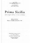 Research paper thumbnail of Prima Sicilia. Due idoletti di tipo egeo cicladico da Camaro S. Anna presso Messina