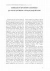 Research paper thumbnail of Vincent Gourdon, François-Joseph Ruggiu, "Familles en situation coloniale", Annales de Démographie Historique 2011-2, p. 5-39.