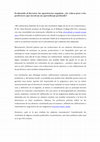 Research paper thumbnail of Evaluando al docente: las apariencias engañan