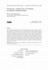 Research paper thumbnail of · "On Deísmo. Another Case of Variation in Spanish Complementation", Catalan Journal of Linguistics, 12, 2013,  págs. 13-39.