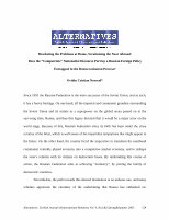 Research paper thumbnail of Bracketing the Problems at Home, Scrutinizing the Near Abroad: Does the “Compatriots” Nationalist Discourse Portray a Russian Foreign Policy Entrapped in the Democratization Process?