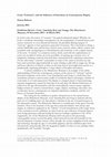 Research paper thumbnail of Coral, Curiosity, and the Influence of Surrealism on Contemporary Display. Exhibition Review: Coral, Something RIch and Strange. Manchester Museum, Nov. 2013-March 2014. 