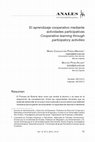 Research paper thumbnail of El aprendizaje cooperativo mediante actividades participativas