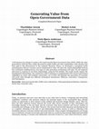 Research paper thumbnail of Generating Value with Open Government Data