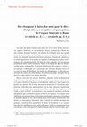 Research paper thumbnail of Des rites pour le faire, des mots pour le dire : désignations, conceptions et perceptions de l'espace funéraire à Rome (Ier siècle av. J.-C. - IIIe siècle ap. J.-C.)