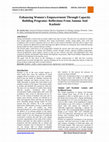 Research paper thumbnail of 1245MEnhancing Women's Empowerment Through Capacity Building Programs: Reflections From Jammu And Kashmir