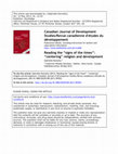 Research paper thumbnail of Reading the “signs of the times”: “centering” religion and development