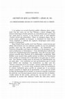 Research paper thumbnail of « Qu’est-ce que la vérité ? » (Jean 18, 38).  Le christianisme ancien et l’institution de la vérité. 