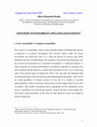 Research paper thumbnail of Linguistic sustainability and language ecology [Language sustainability and language ecology] [Sostenibilidad (sustentabilidad) lingüística y ecología de las lenguas] [Sostenibilitat lingüística i ecologia de les llengües]