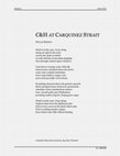 Research paper thumbnail of Poem: "C&H at Carquinez Strait" in Ardor