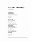 Research paper thumbnail of 2 poems: "Western Industrial" and "Sate" in Blast Furnace