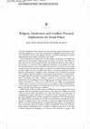 Research paper thumbnail of Religion, Intolerance and Conflict: Practical Implications for Ethics and Social Policy