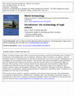 Research paper thumbnail of Introduction: The Archaeology of Legal Culture