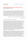 Research paper thumbnail of El descontento desbordado, la movilización estudiantil, y el nuevo Chile