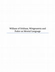 Research paper thumbnail of William of Ockham, Wittgenstein and Fodor on Mental Language