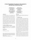 Research paper thumbnail of A novel probabilistic encoding for EAs applied to biclustering of microarray data