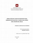 Research paper thumbnail of UNIVERSIDAD DE TALCA MODELACIÓN DE CAUDALES RECESIVOS PARA PERÍODOS ESTIVALES EN LA CUENCA DEL ESTERO UPEO, REGIÓN DEL MAULE