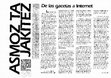 Research paper thumbnail of Informazioa eta iritziaren lotura, interneten