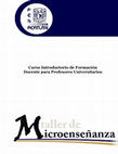 Research paper thumbnail of Microenseñanza. Espacialidad y Territorialidad en el aula.