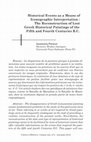 Research paper thumbnail of Historical Events as a Means of Iconographic Interpretation : The Reconstruction of Lost Greek Historical Paintings of the Fifth and Fourth Centuries B.C. Les Cahiers d'histoire, 31.2 (2013), pp. 157-179