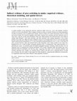 Research paper thumbnail of Indirect evidence of prey-switching in minks: empirical evidence, theoretical modeling, and spatial drivers