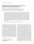 Research paper thumbnail of DEMOGRAPHIC AND GENETIC EVALUATION OF AN AMERICAN MARTEN REINTRODUCTION