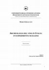 Research paper thumbnail of Intro_Archeologia del vino in Italia-Un esperimento siciliano