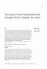 Research paper thumbnail of Televizyon Format Uyarlamalarında Kimliğin Mührü