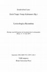 Research paper thumbnail of “Moschopulos, Lopadiotes, Phrankopulos (?), Magistros, Staphidakes: Prosopographisches und Methodologisches zur Lexikographie des frühen 14. Jahrhunderts”