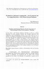 Research paper thumbnail of Tradition et distance temporelle : « de la justesse de la compréhension » chez Hans-Georg Gadamer