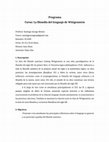 Research paper thumbnail of Wittgenstein (seminario doctoral - 2014)