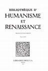 Research paper thumbnail of Recensione a Monica Berté, Petrarca lettore di Svetonio, Messina, Università degliStudi di Messina, Centro interdipartimentale di studi umanistici, 2011, in «Bibliothèque d’humanisme et Renaissance», lxxv (2013), pp. 603-8.