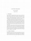 Research paper thumbnail of Cantor's paradox