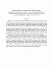 Research paper thumbnail of Schenker's First "Americanization": George Wedge, the Institute of Musical Art, and the "Appreciation Racket"