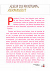 Research paper thumbnail of Fleur du printemps permanent