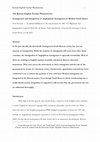 Research paper thumbnail of The Korean English Teacher Phenomenon: Immigration and Integration of Anglophone Immigrants in Modern South Korea