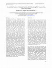 Research paper thumbnail of Geo-statistical Analyses of the Spatial Variation of Soil Reaction (p H) in Nasarawa State, North Central Nigeria