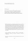 Research paper thumbnail of "Early Japanese Christian Thought Reexamined: Confucian Ethics, Catholic Authority and the Issue of Faith in the Scholastic Theories of Habian, Gomez and Ricci" (Japanese Journal of Religious Studies 35:2)