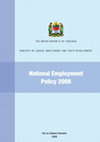 Research paper thumbnail of NATIONAL EMPLOYMENT POLICY