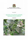 Research paper thumbnail of NATIONAL AGRICULTURAL POLICY