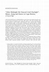 Research paper thumbnail of Ken Donovan, “‘After Midnight We Danced Until Daylight’: Music, Song and Dance in Cape Breton, 1713-1758”, Acadiensis, XXXII, 1 (Autumn 2002), pp. 3-28.