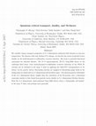 Research paper thumbnail of Quantum critical transport, duality, and M theory