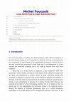 Research paper thumbnail of Michel Foucault Luisa Martín Rojo, Universidad Autónoma de madrid Angel Gabilondo Pujol In: Sbisà, Marina, Jan-Ola Östman and Jef Verschueren (eds.), Philosophical Perspectives for Pragmatics . 2011. xv, 318 pp. (pp. 85–103)