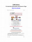 Research paper thumbnail of Circumcision Information Resource Pages