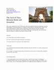 Research paper thumbnail of Summer 2014, Arch of Titus