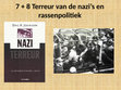 Research paper thumbnail of 8.7-8.8 Terreur van de nazi's en rassenpolitiek