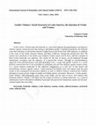 Research paper thumbnail of Gender Violence: Social Structures in Latin America, the Question of Victim and Trauma (by Federica Cirami) 