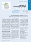 Research paper thumbnail of Developing the Environmental Humanities: A Swiss Perspective. Journal article