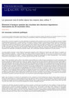 Research paper thumbnail of Le pouvoir est-il enfin dans les mains des villes? Éléments d’analyse spatiale des résultats des élections législatives marocaines du 25 novembre 2011.